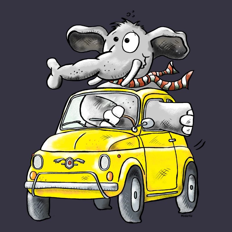 Elefantenrollschuh - Auto