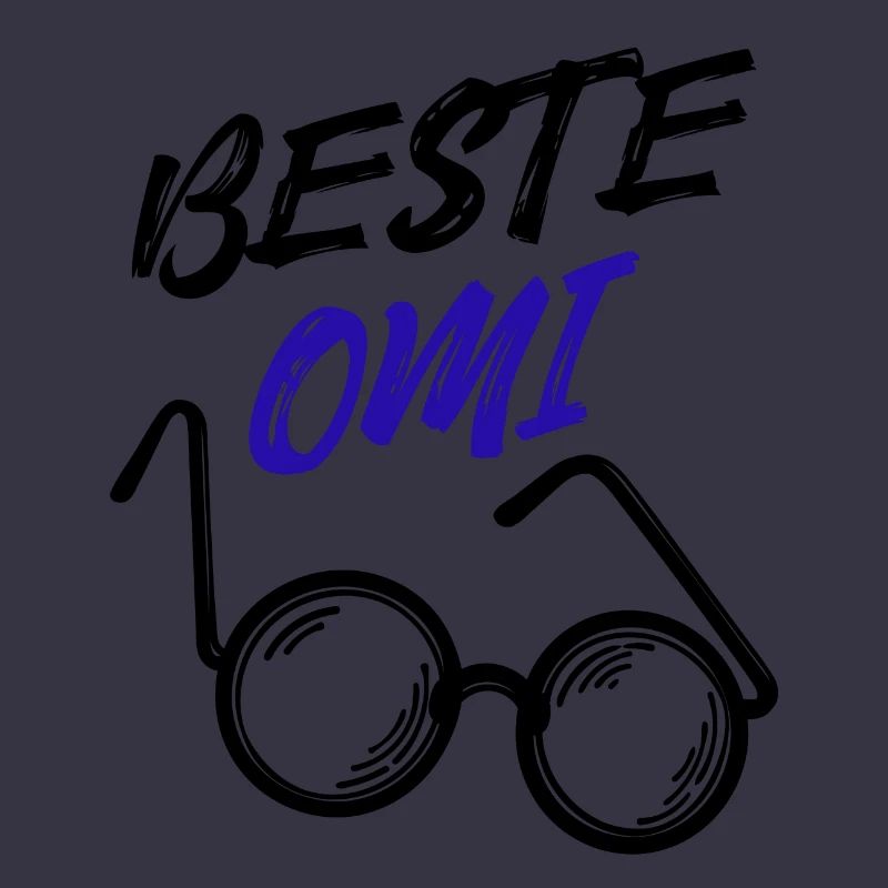 Oma Großmutter Beste Omi Brille Statement