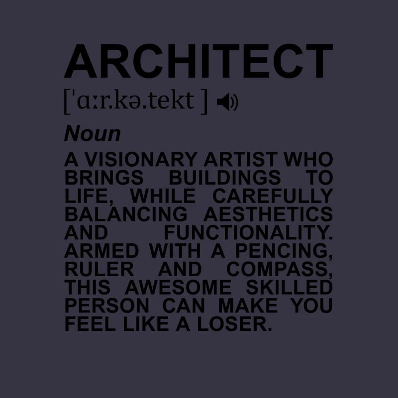 Signification de l’architecte