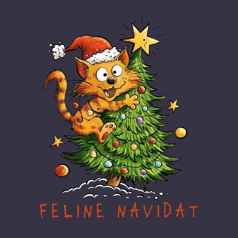 Feline Navidad Weihnachtskatze
