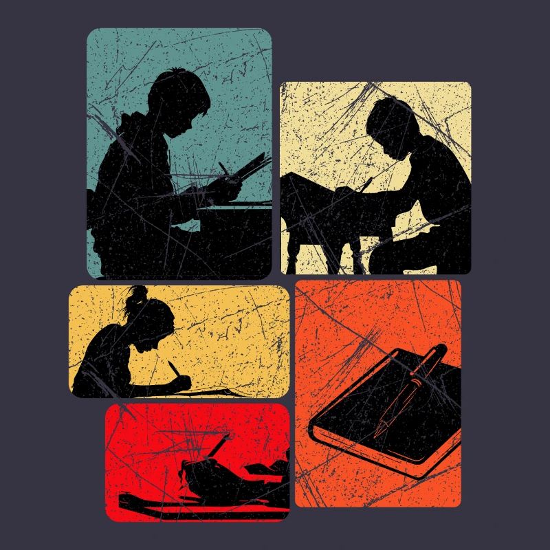 Kinderkunst Zeichnen Collage