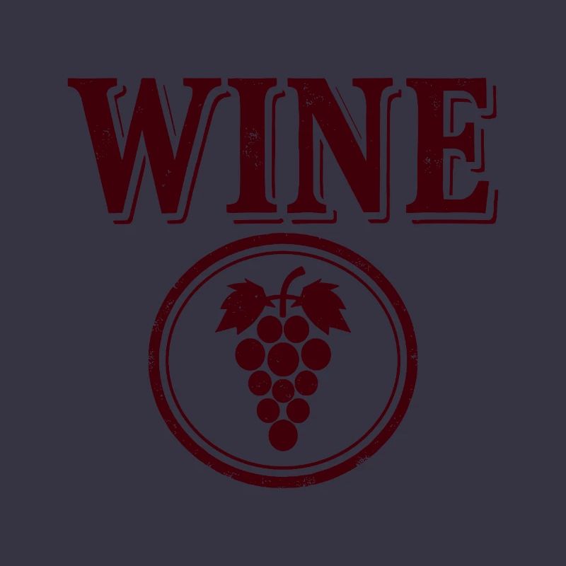WINE Trauben Emblem