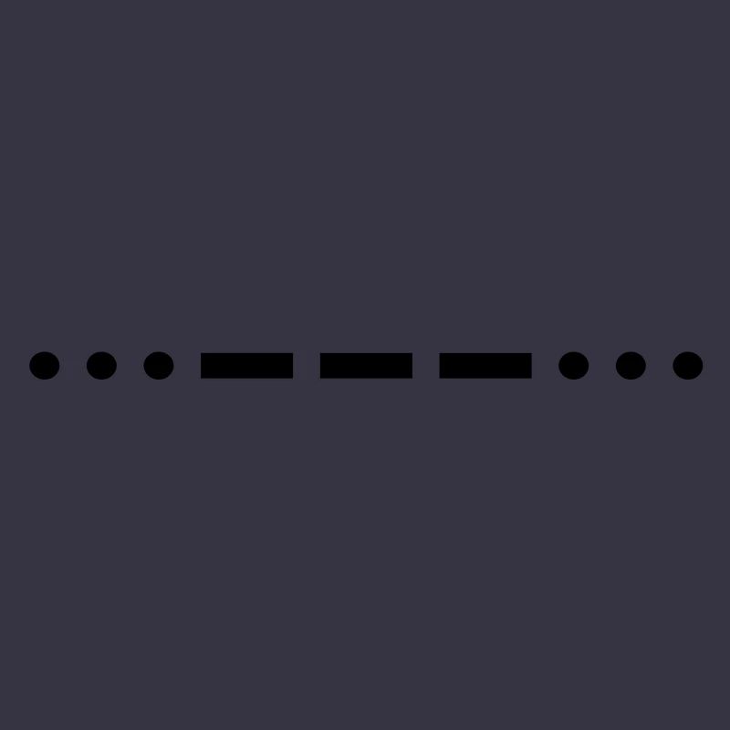 Morse code SOS