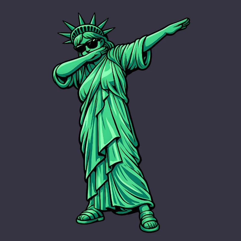 Dabbing Freiheitsstatue