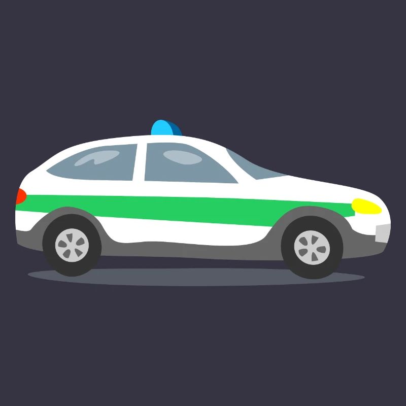 Polizeiauto mit Blaulicht