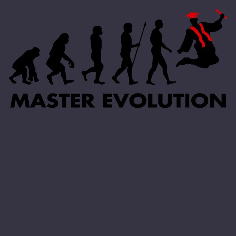 Master evolution exam passed school graduation