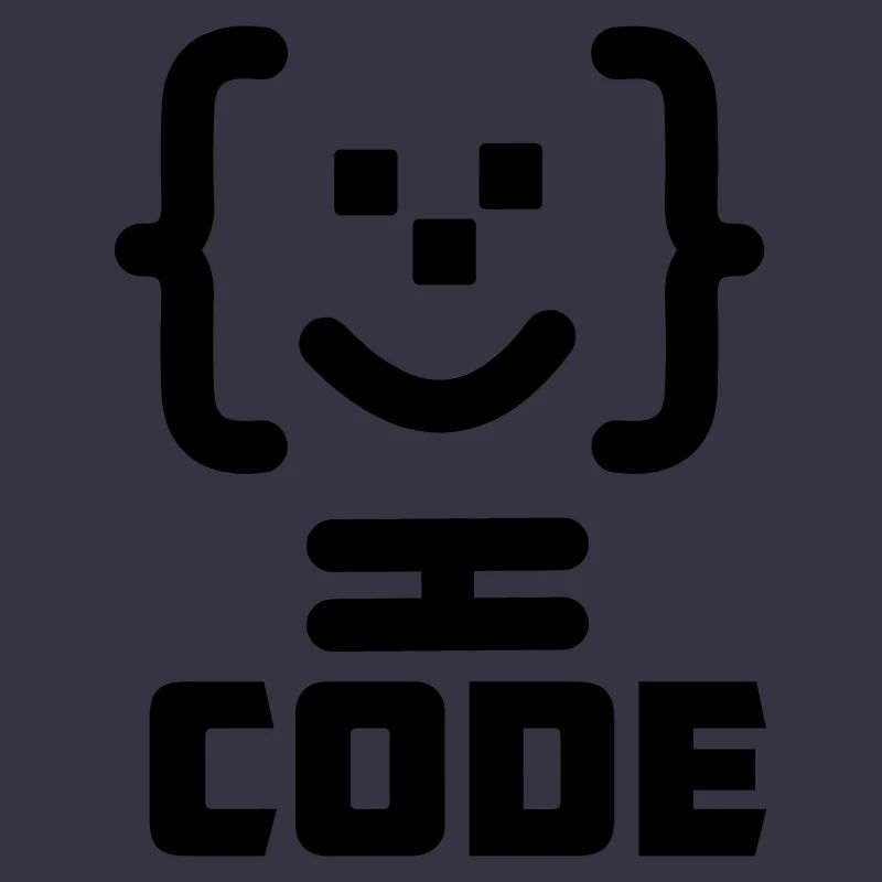 Hauptprogrammierer-Code-Logo mit Text CODE