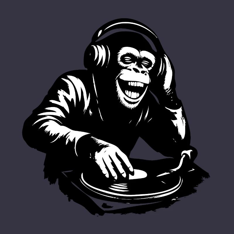 DJ The Monkey Danse à la Banksy