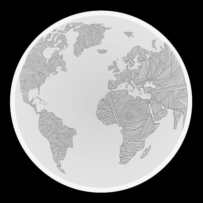 Geometric Globe Design