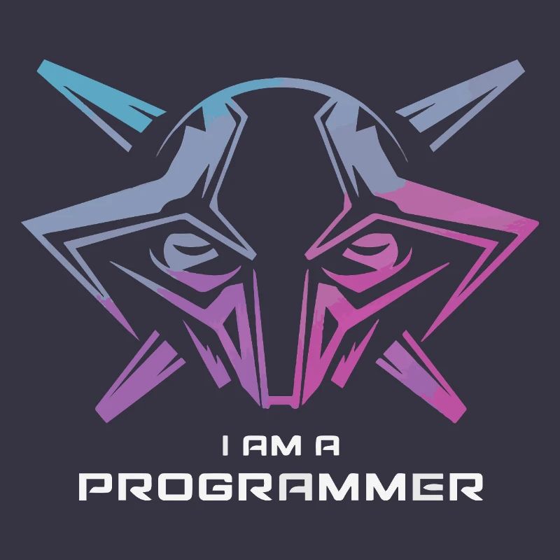 Futuristische Cyborg-Programmierer-Kunst
