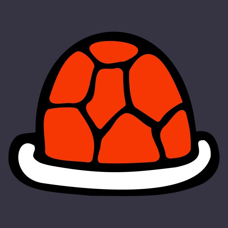 Turtle shell without turtle cute shell