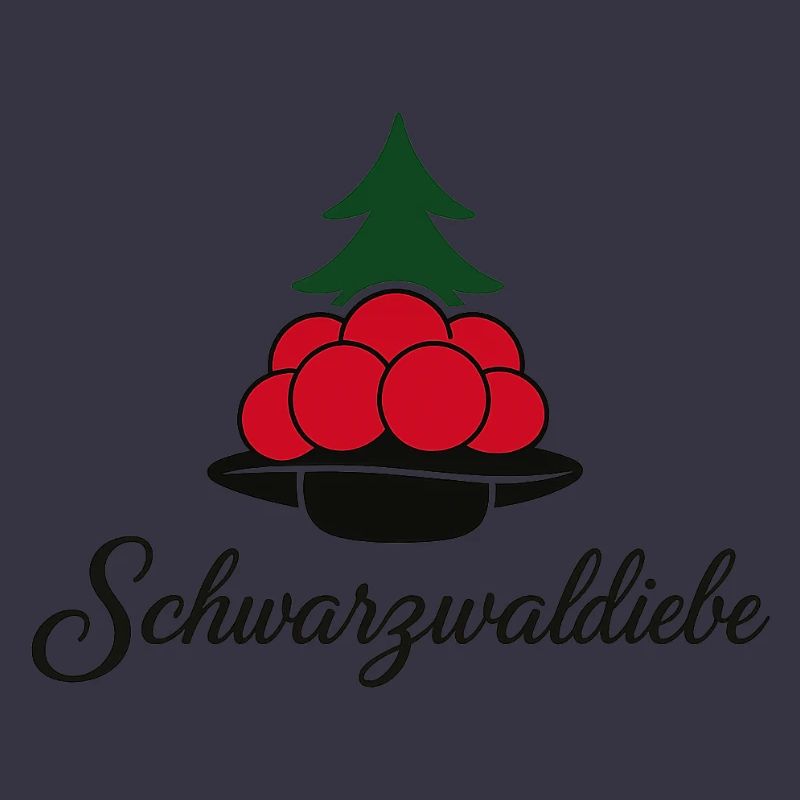 Schwarzwalddiebe Waldbeeren Christbaum