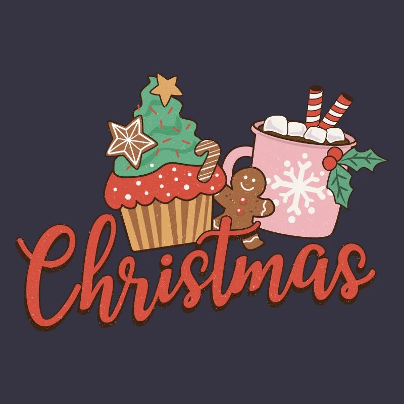 Weihnachts Cupcake Motiv