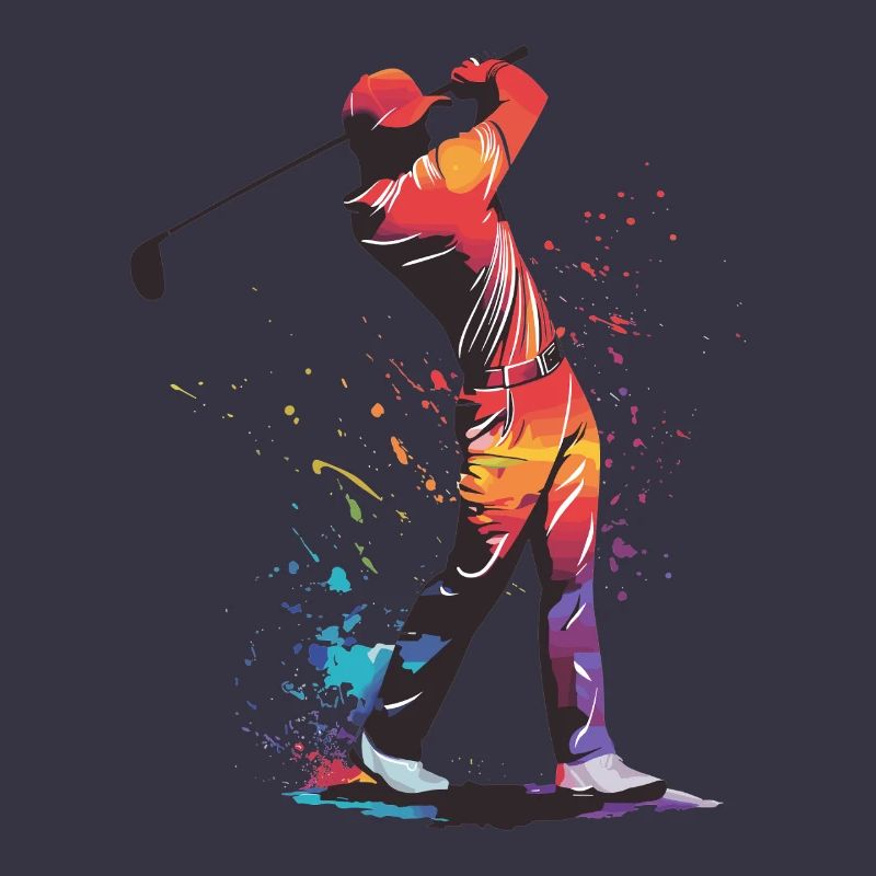 Golfer-Silhouette