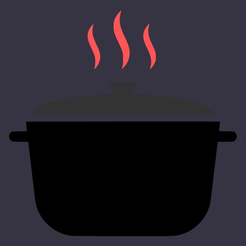 Kochtopf Dampf Kochen
