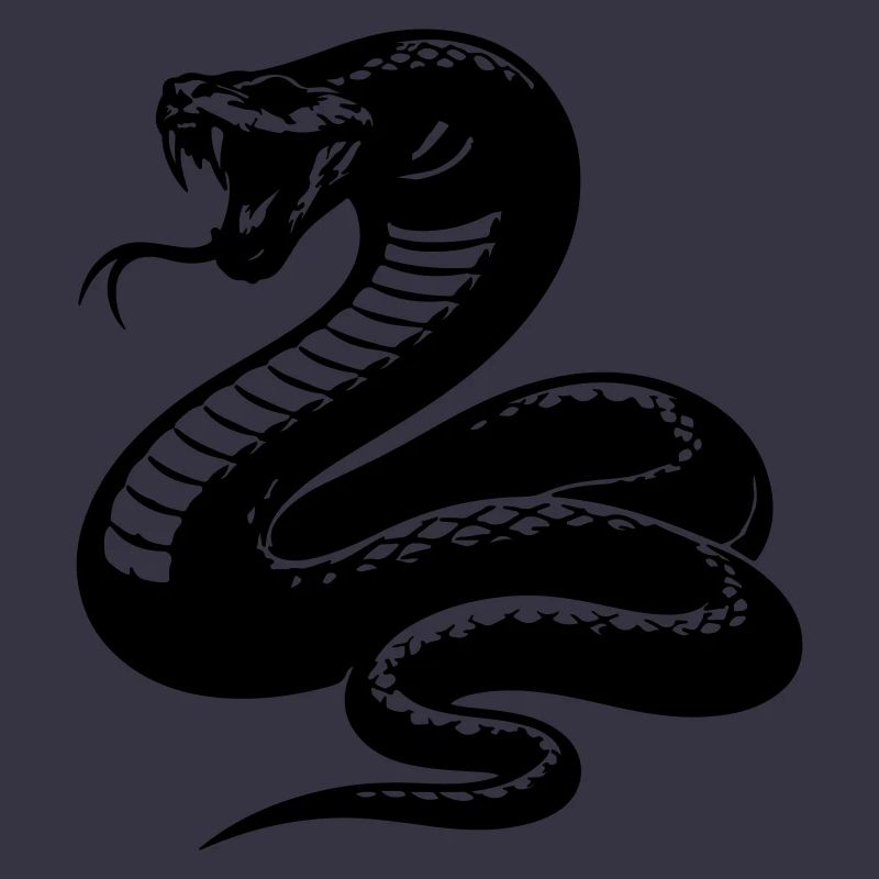 Silhouette du python serpent