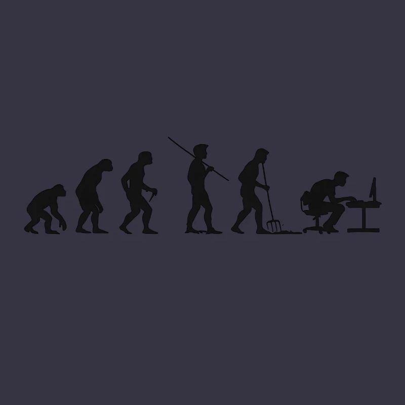Programmierer Computerfreak Evolution