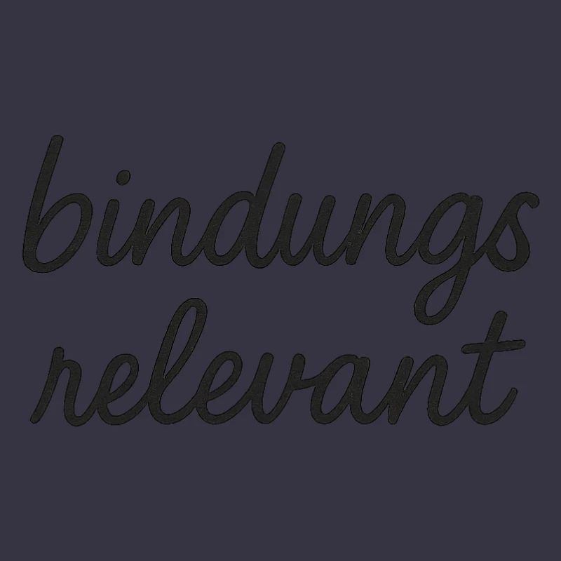 bindungsrelevant schwarz 