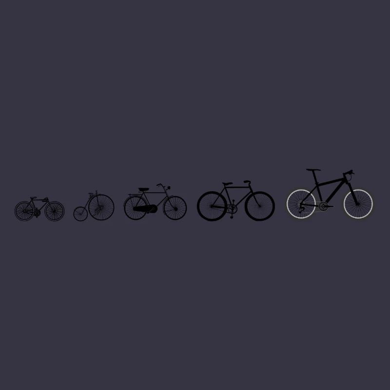 Evolutionsentwicklung des Radfahrens