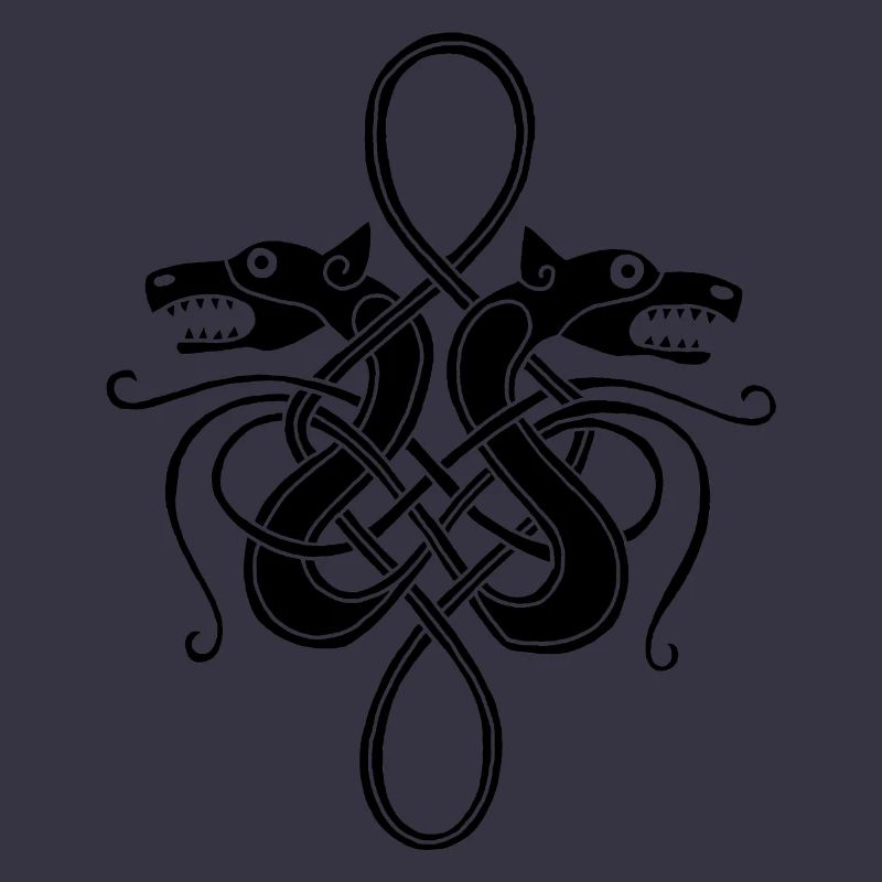 Schwarze Wikinger-Hydra