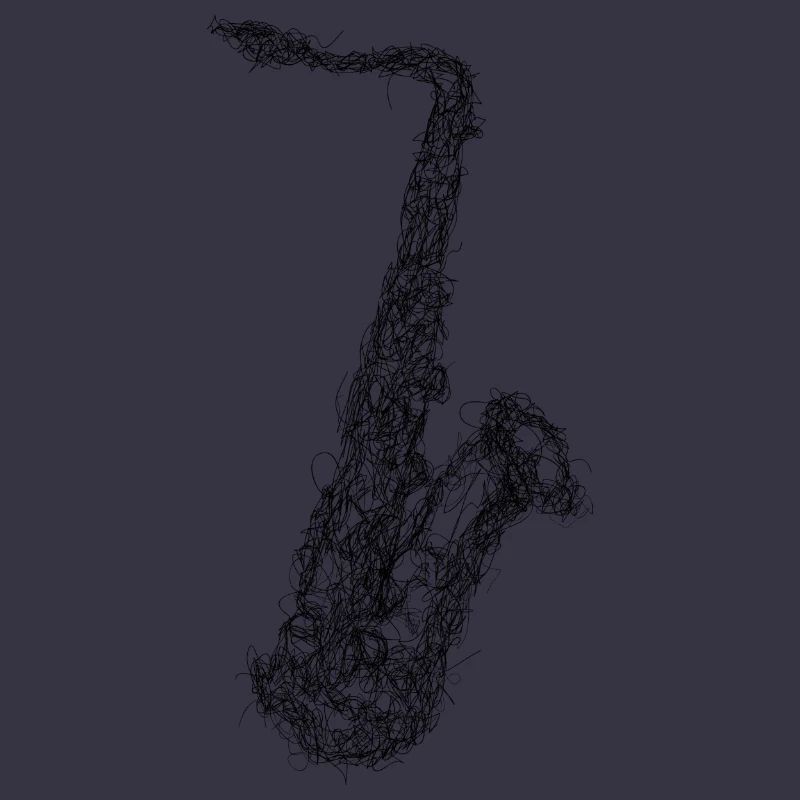 Saxophon Scribble