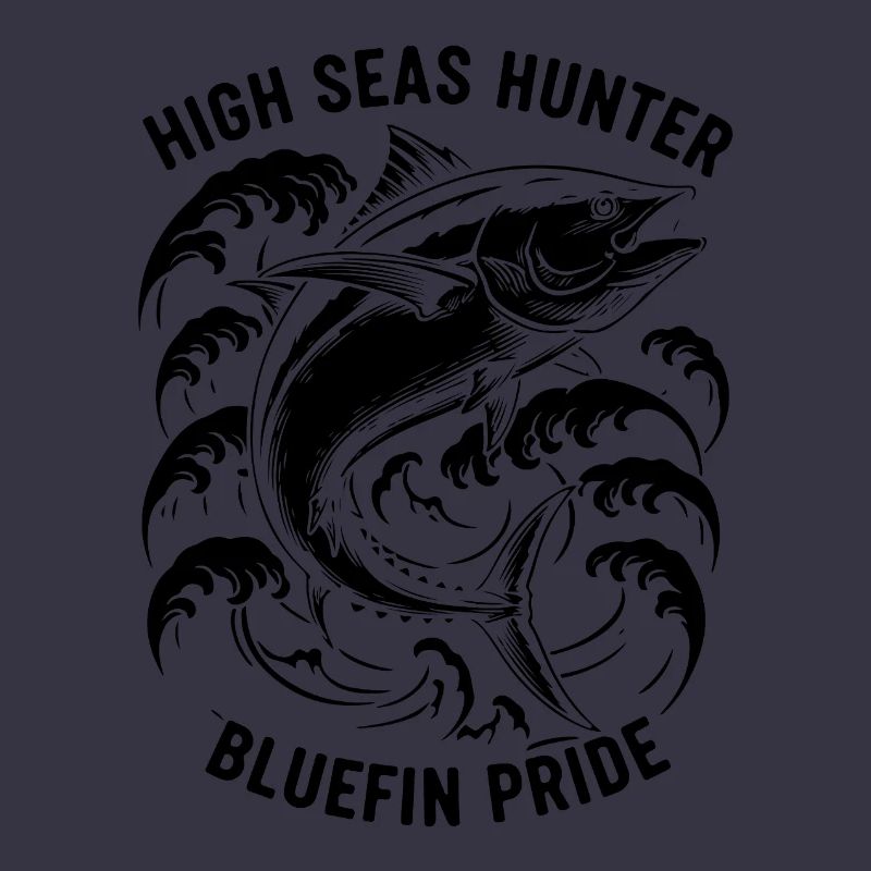 Seefischer Thunfisch-Blauflossenjäger