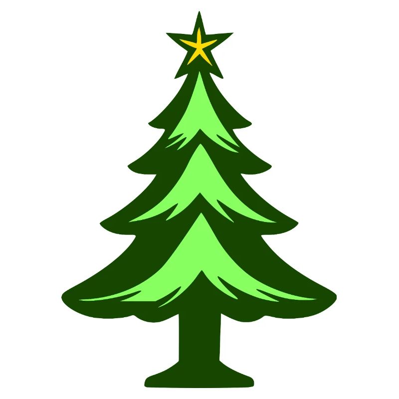 Simple Christmas Tree Graphic