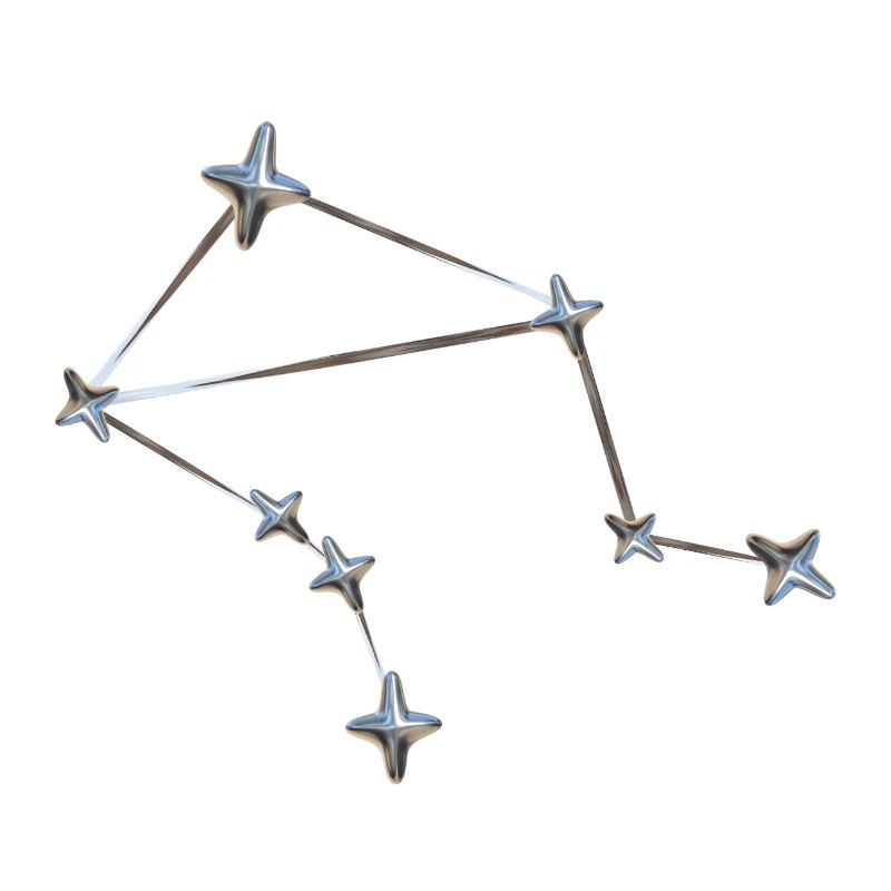 Libra Constellation – Metallic Zodiac
