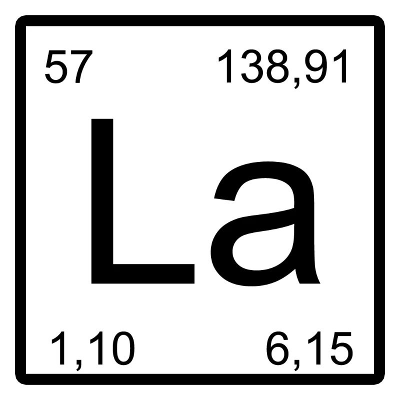 La Element Graphic Lanthanum Style