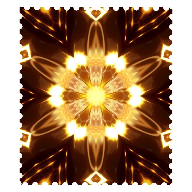 Fiery Mandala Light Play
