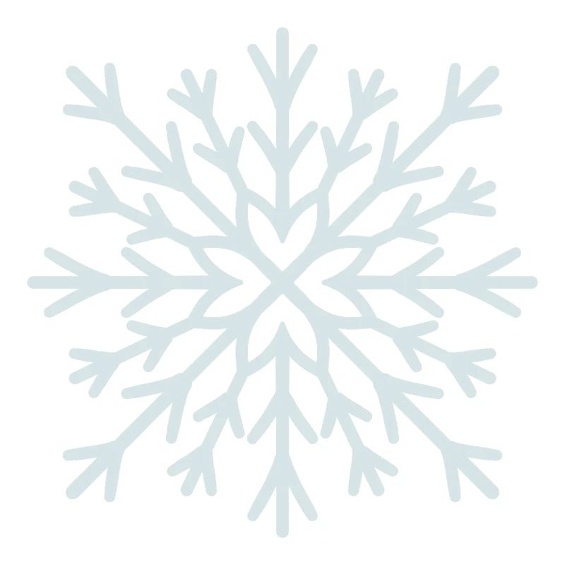 Frostiger Schneeflockenglanz