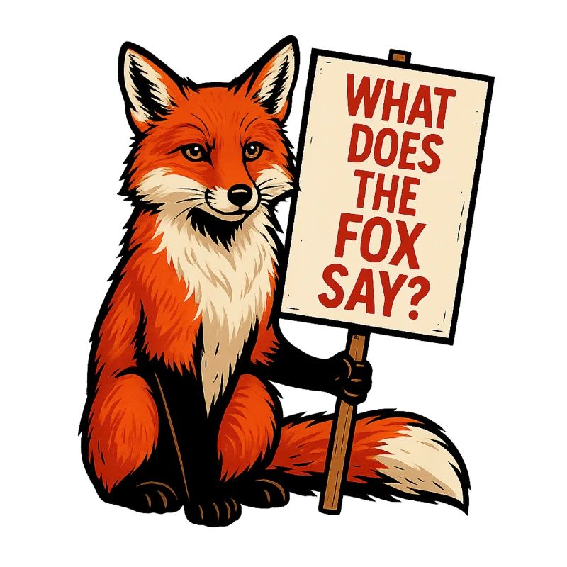 Fox with Shield – What Does the Fox Say
