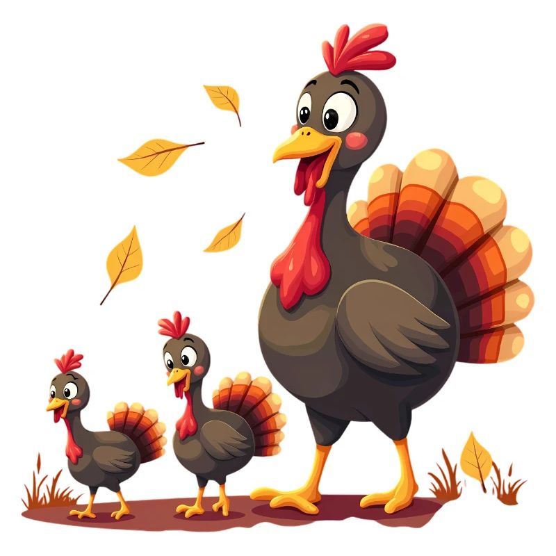 Bébé dinde de Thanksgiving