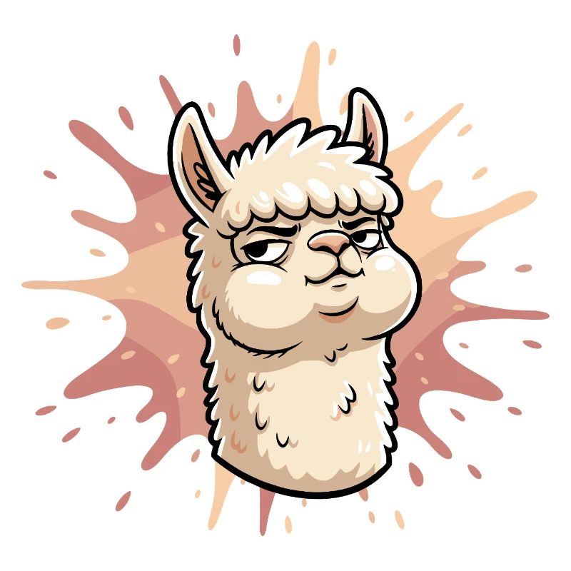 Confident Llama Splash