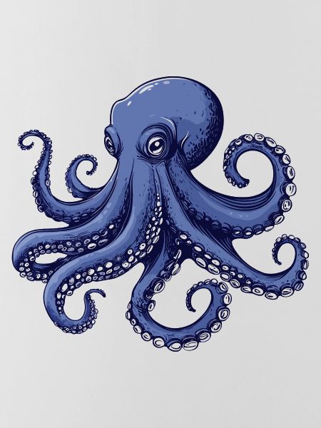 Meeresgeschmack Octopus Design