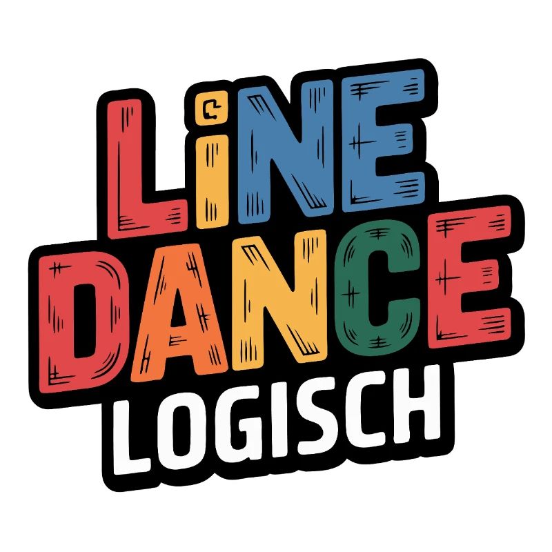 LineDance Logisch Farbig