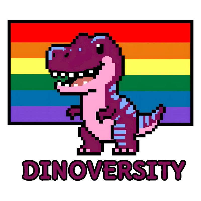 DinoVERSITY - Pixel Art Dinosaur Pride! 🌈🦖
