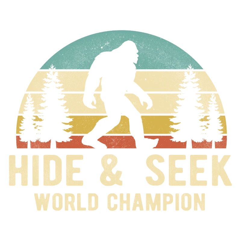 Champion du monde de cache-cache – Funny Bigfoot