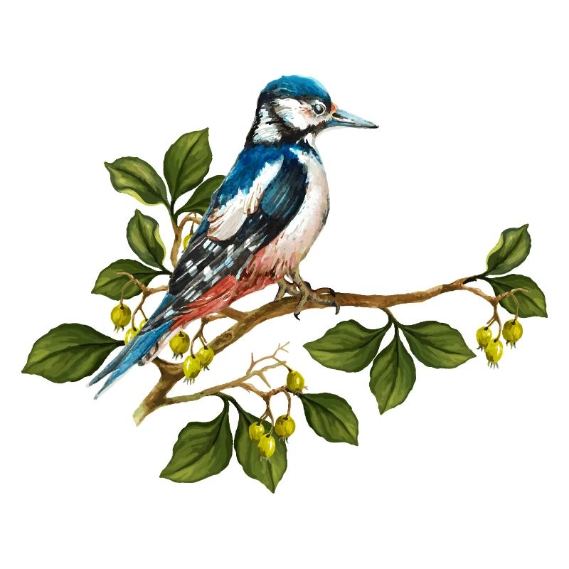 Bunter Vogel