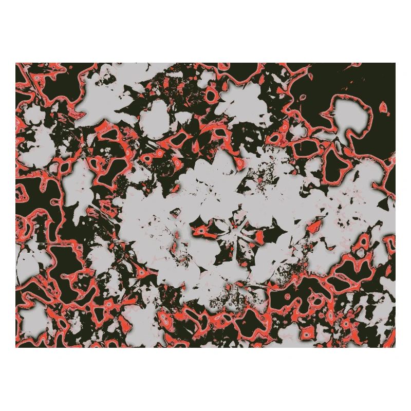 Red Nebula Abstract Pattern