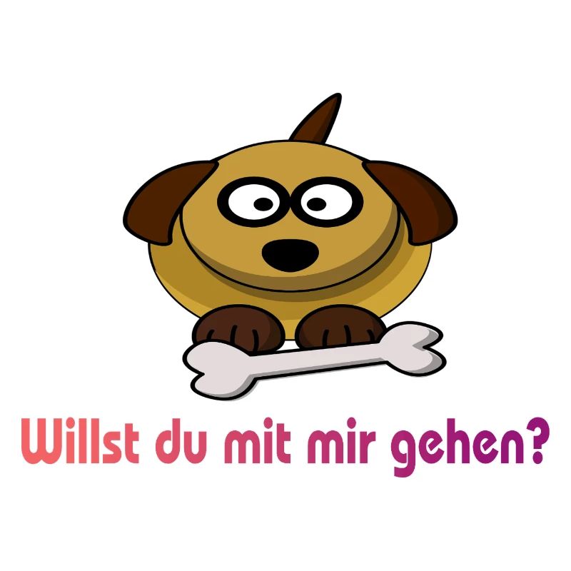 Chiot mignon avec motif d’os