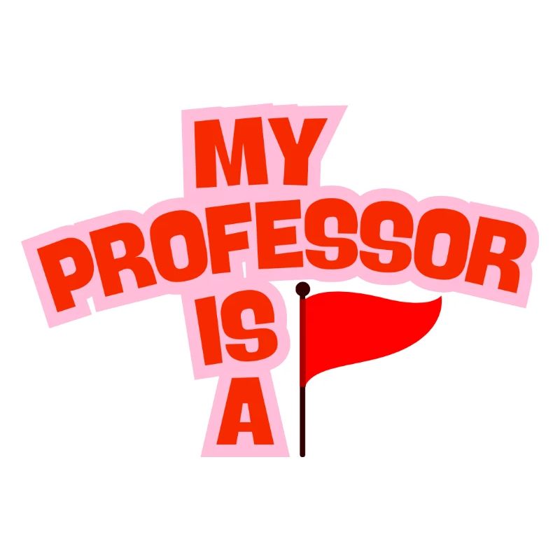 Mon professeur est un drapeau rouge