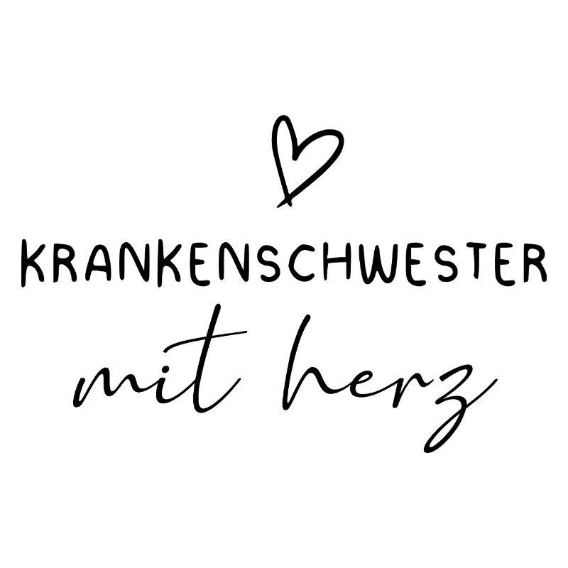 Krankenschwester mit Herz Dankeschön Geschenk
