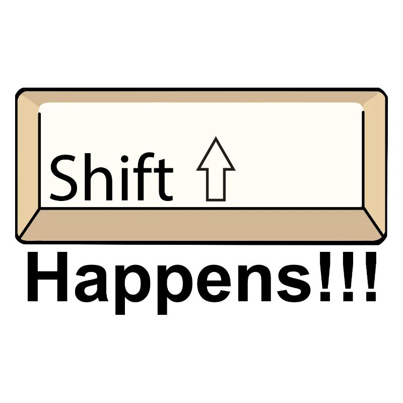 Shift Key Minimal Keyboard Design