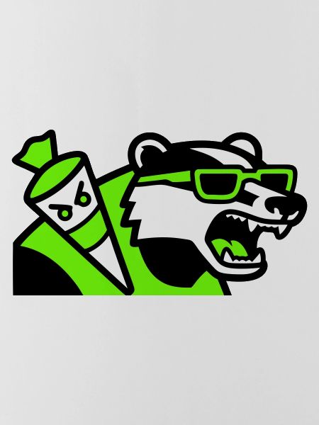 Badger Schoolbag Mascot