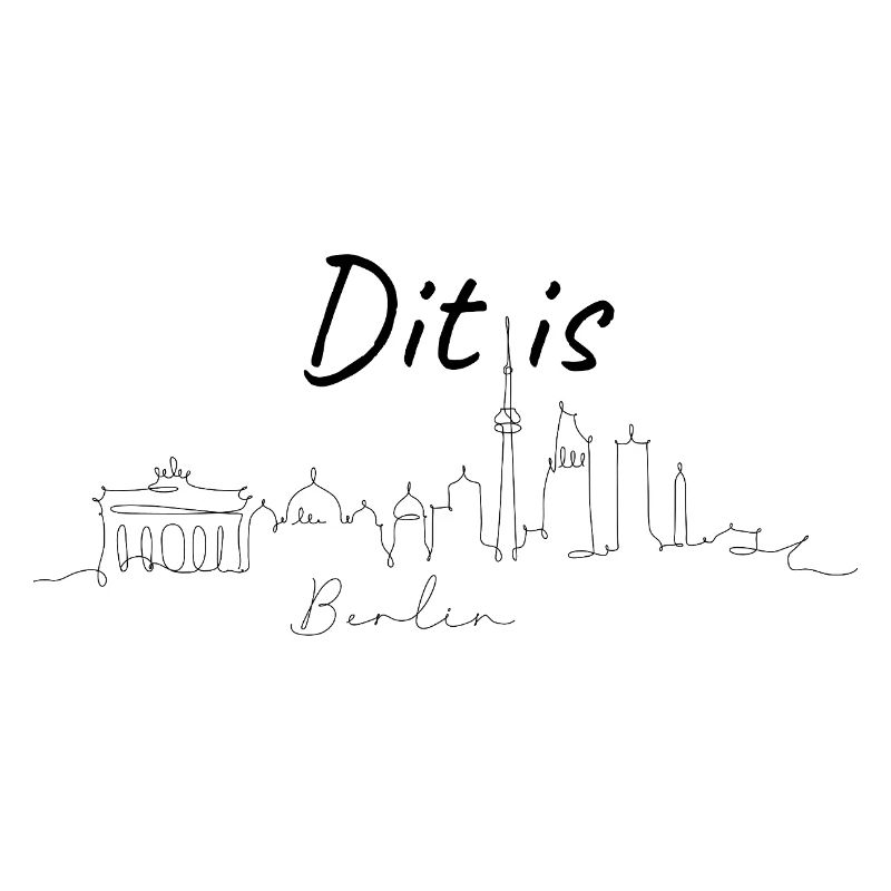DIT IS BERLIN – SILHOUETTE DE BERLIN, CAPITALE