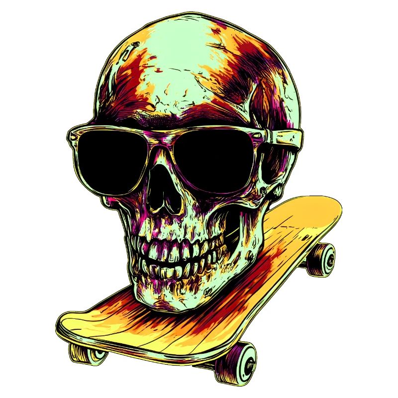 Skulls Skateboard