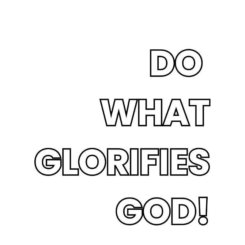 Glorify God