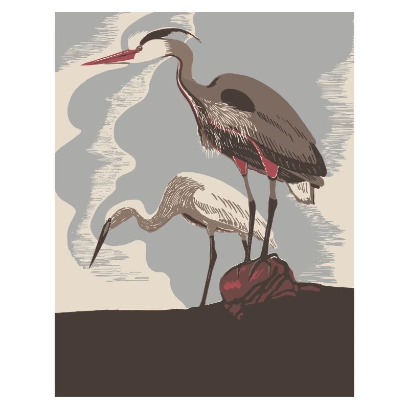 Herone Coast in retro style