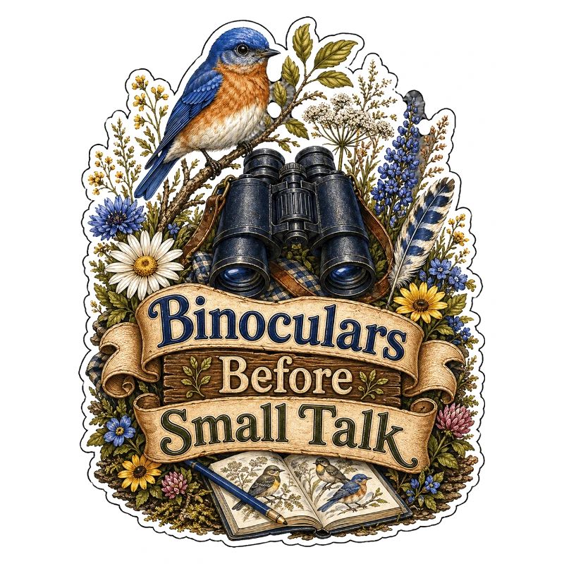 Binoculars Before Small Talk Wolken